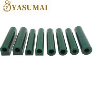 Yasumai 조각 왁스 링 튜브 녹색 파란색 라운드 튜브 링용 구멍이 있는 왁스, 보석 주조 금형 키트용 하드 모델링 왁스