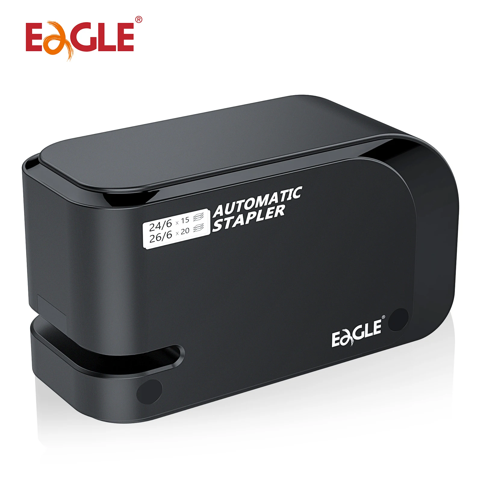 Eagle 자동 전기 스테이플러, 20매 용량, 무료 2000개 스테이플, 이중 전원 공급 장치, 사무실, 학교 바인딩 용품