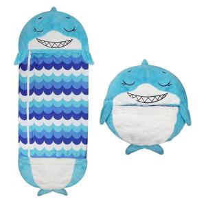 어린이 침낭 어린이 만화 동물 담요 Sleepsacks 봉제 인형 베개 소년 소녀를위한 아기 안티 킥 이불 수면 자루