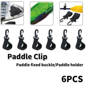 6Pcs 카약 패들 홀더 패들 클립 카약 Sup 패들 보드 컵 홀더 보트 액세서리에 대 한 풍선 보트 패들 키퍼
