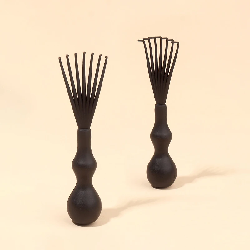 헤어 브러시 청소 도구, 빗 클리너 클로, 플라스틱 강모 청소 브러시, 헤어 액세서리 용 미니 빗 클리너 레이크