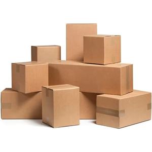 10팩 8x8x8cm 골판지 배송 상자, 포장, 우편, 이사, 보관, 소규모 사업용 소형 골판지 우편함