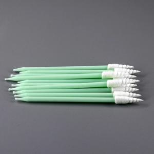 작은 뾰족한 팁이 있는 천 헤드 청소용 면봉 100개/팩, 보풀 없는 먼지 제거 스틱, PCB 전자제품 영역, 카메라, 광학용