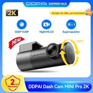DDPAI MINI Pro 2K 대시캠 WiFi 차량용 DVR 야간 시야 스마트 음성 제어 24시간 주차 모니터 지원 차량용 대시 카메라 레코더