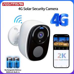 PEGATAH 2K WiFi 충전식 배터리 카메라 2.4G 무선 홈 감시 보안 카메라 야외 IP65 O-Kam Pro와 호환 가능