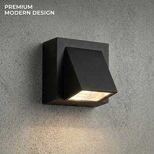 야외 LED 벽 조명 방수 IP65 플라스틱 벽 조명기구 AC110V 220V 발코니 정원 현관 장식 조명기구 가정용