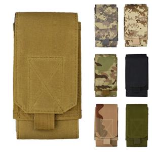 1Pcs 6 인치 휴대 전화 파우치 허리 가방 Molle 야외 범용 러닝 휴대 전화 케이스 가방 캠핑 사냥 액세서리 파우치