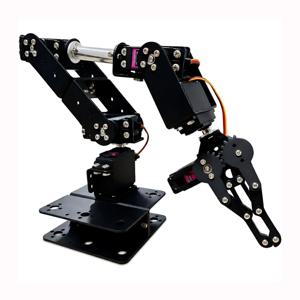 6 DOF 로봇 팔 DIY 키트 다중 자유도 로봇 서보 그래스핑 메이커 교육용 조립 키트 아두이노 ESP32 프로그래밍 가능 로봇 팔
