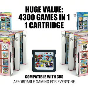 4300in1 23in1 컴필레이션 DS NDS 3DS NDSL 게임 카트리지 카드 비디오 게임 휴대용 플레이어 게임 카드 (R4 카드) 208in1/502in1...