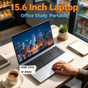 32GB 2TB 신형 15.6 초슬림 휴대용 노트북 1920*1080 HD 윈도우 11 프로 오피스 스터디 인텔 코어 I9-9900