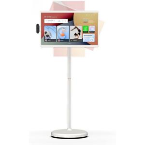 24인치 FHD 스마트 휴대용 TV 2세대, 16(8+8)GB 램+128GB, 안드로이드 16, EDLA 인증, 바퀴 달린 롤링 태블릿 TV