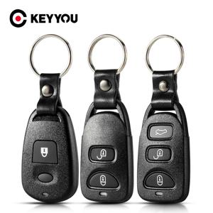 KEYYOU 교체용 자동차 원격 포브 컨트롤 키 쉘 케이스, 현대 기아 IX25 투싼 소나타 산타페 카렌스