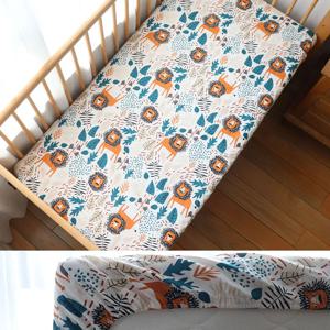 130x70cm 아기 어린이 침대 장착 시트 코튼 부드러운 신생아 침대 매트리스 커버 보호대 소년 소녀를위한 유아 침구 사용자 정의 크기 허용