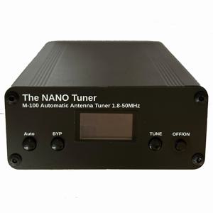 안테나 튜너 ATU-100 초소형 100W 자동 안테나 튜너 OLED 디스플레이 1.8-55MHz 7*7 ATU