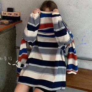 여성 맨투맨 풀오버, 내마모성, 루즈 플러스 사이즈, 레트로 심플 커플, 데일리 매칭, 스트리트웨어