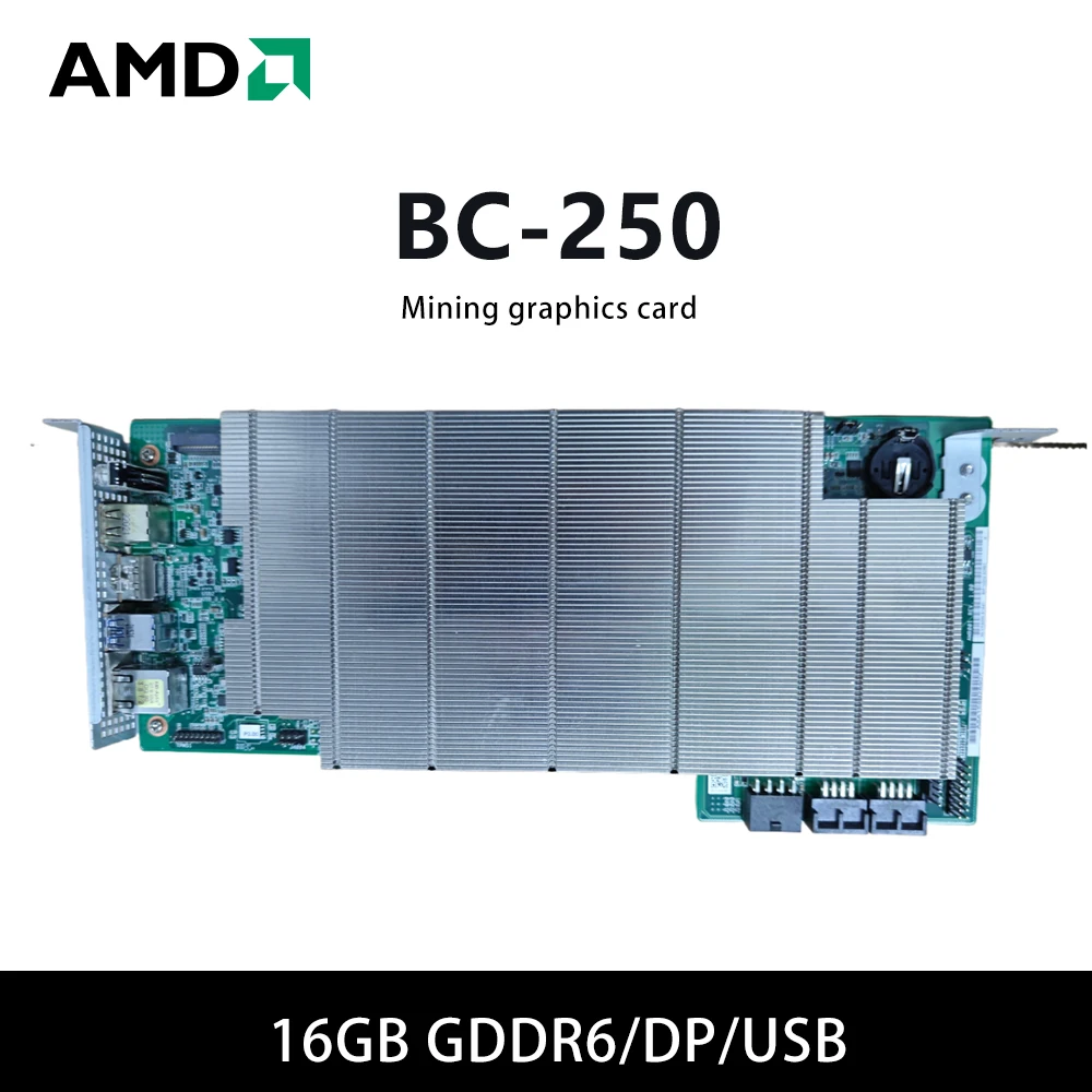 AMD BC 250 비디오 카드 마이닝용 새 그래픽 카드 16GB GDDR6 256비트 싱글 카드 GPU 그래픽 카드 데스크탑 PC용