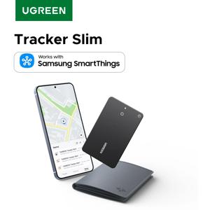 삼성 갤럭시용 UGREEN 블루투스 트래커, 스마트 태그 GPS 위치 추적 장치, 열쇠, 지갑, 수하물, 애완동물 찾기