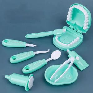 9종 치과 놀이 세트, 유아 교육용 치과사 놀이 키트, 치아 모형 포함, 어린이를 위한 재미있는 의사 놀이 키트