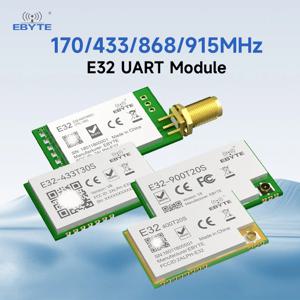 EBYTE E32 UART 모듈 LoRa 스프레드 스펙트럼 170/433/915/868MHz 장거리 20/30/33dBm 스탬프 홀 SMD UART 무선 모듈