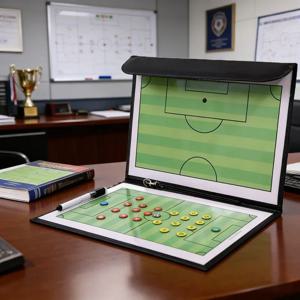 스포츠 코치 전술 보드 자석 가죽 축구 농구 축구 훈련 교육 보드 테이프 펜 포함 팀 스포츠 도구