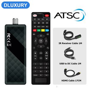 디지털 컨버터 박스 TV 수신기, TV용 1080P ATSC TV 튜너 박스, TV 뒤에 숨겨진 HDMI 출력, 2-in-1 리모컨 포함