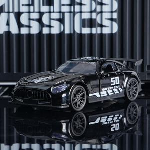 AMG 다이캐스트 자동차 모형, 합금 스포츠카 장식품, 10.6cm 블랙 수집용 자동차, 자동차 애호가를 위한 프리미엄 데스크탑 장식품