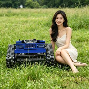 맞춤형 원격 조종 잔디깎이(60) °   등반 능력, 다양한 지형에 쉽게 적응하고 안정성을 유지하는 능력