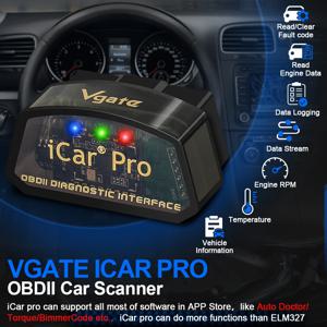 2026 Vgate iCar Pro ELM327 OBD2 스캐너 블루투스 3.0/4.0/WIFI 안드로이드 iOS용 자동차 진단 도구 스캔 도구 코드 리더