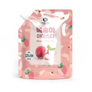 맥널티 아이스티 파우치 대용량 2.1L 골라담기