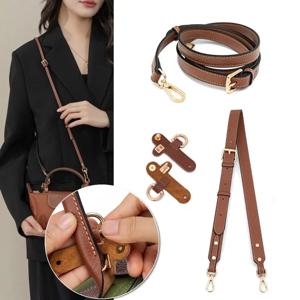 Longchamp용 핸드백 변형 액세서리, 미니 가방 스트랩, 펀치 프리 정품 가죽 숄더 스트랩, 변환 걸이 버클