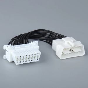 자동차 obd 일대일 연장 케이블 16핀 16코어 전원 켜기 감지기 인터페이스 연간 검사 및 수정 케이블