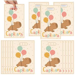 Capybara 선물 가방 Capybara 파티 장식 Capybara 선물 포장 Goodie Bag 캔디 가방 베이비 샤워 키즈 파티 호의 용품