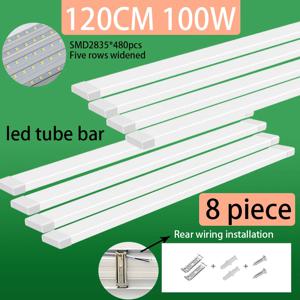 방습 Led 튜브 빛 120cm 사무실 조명 슈퍼 밝은 100W 캐비닛 조명 공장 상점 창고 산업 조명
