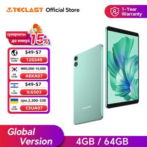 Teclast P85T 안드로이드 14 태블릿 8인치 IPS 4+6GB RAM 64GB ROM A523 8코어 와이드바인 L1 Wi-Fi 6 타입-C 5000mAh 태블릿 PC 메탈 바디