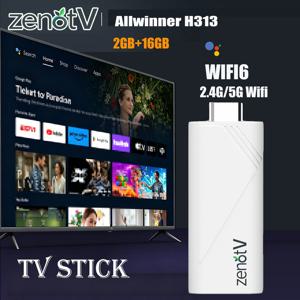 제노TV 안드로이드 TV 스틱 올위너 H313 4K 2.4G 5G 와이파이 3D 음성 리모컨 RAM 4GB ROM 16GB