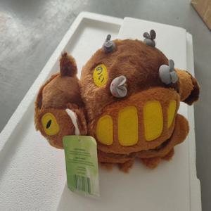 카툰 애니메이션 버스 토토로 인형 부드러운 플러시 동물 장난감 토토로 버스 어린이 크리스마스 생일 선물 애니메이션 플러시 장난감