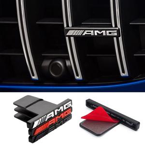ABS 3D AMG 로고 엠블럼 자동차 전면 그릴 배지 (메르세데스 벤츠 w211 W124 W169 W176 W177 W202 W203 W204 W205 W210 액세서리)