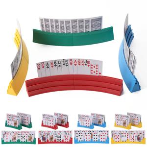 1pc/2/4pcs, 3층 카드 보관 상자, 두꺼운 플라스틱 소재로 제작, 포커 카드 보관에 적합, 크리스마스에 적합