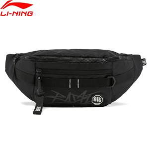 Li-Ning 남녀공용 BADFIVE 슬링백 LN WATER REPELLENT 100% 폴리에스테르 390*95*160mm 스트리트 스타일 LiNing 농구 가방 ABDW111