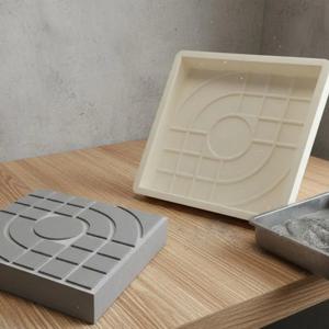텍스처드 포장형 DIY 재사용 가능 콘크리트 컬러 벽돌 보도형 몰딩 툴 간편 탈형 파티오용 속이 빈 몰드