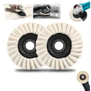 1pc 5인치 125mm 원형 울 연마 휠 울 펠트 패드 그라인더 액세서리 금속 유리 세라믹 연마용 그라인딩 디스크