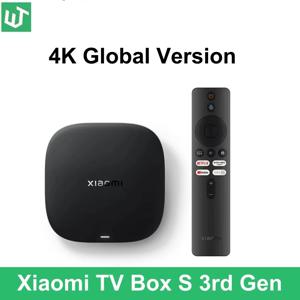 샤오미 미 TV 박스 S 3세대 글로벌 버전 4K UHD 와이파이 6 블루투스 5.2 2GB 32GB 구글 TV 구글 어시스턴트 스마트 미디어 컨트롤