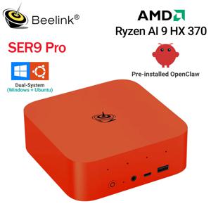 비링크 SER9 Pro SER10 Max 우분투 윈도우 11 오픈클로우 사전 설치 AMD 라이젠 7 HX370 HX470 32GB 램 1TB NVMe SSD Wifi6 게이밍 PC