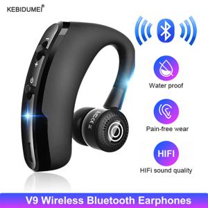 V9 TWS 헤드폰 Bluetooth 5 이어폰 무선 헤드셋 HiFi 스테레오 소음 감소 이어 버드 For iPhone Samsung Huawei Xiaomi