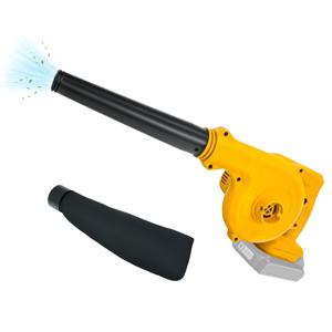 전기 공기 송풍기 무선 나뭇잎 송풍기 2-in-1 핸들 송풍기 및 진공 청소기 Dewalt 20V 배터리용 전동 공구(배터리 없음)