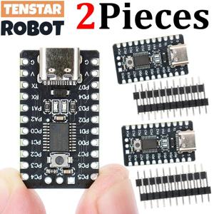 TSTARDEV 2pcs 블랙 CH32V003 개발 보드 최소 시스템 보드 코어 보드 RISC-V CH32V003F4P6 마이크로컨트롤러 모듈