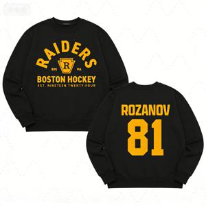 Tv Cotton Heated Rivalry Ilya Rozanov 81 보스턴 레이더스 후디 남성용 스콧 헌터 셰인 홀랜더 빈티지 라운드넥 스웨트셔츠
