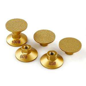 M14 나사형 다이아몬드 평면 연마 헤드 2인치 50mm 연마 패드 대리석 화강암 자갈 연마 샤프 도구 1개
