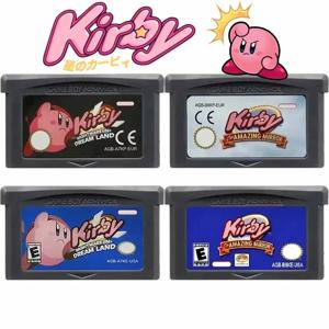 GBA NDS GBA 커비 게임 카트리지 32비트 비디오 게임 콘솔 카드 영어 버전 놀라운 미러 나이트메어 인 드림랜드 게임