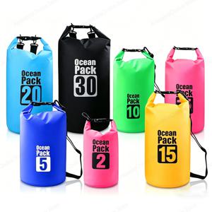 2L/5L/10L/15L/20L/30L PVC 야외 스포츠 방수 보관 드라이백 (카누, 카약, 래프팅, 수영, 여행용 키트 가방, 배낭)